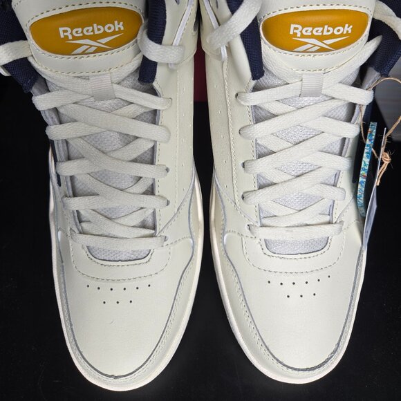 Reebok Royal BB4590 Retro Leather High-Top BBall Court Trainer IF4800 Navy/Ochre main image 14